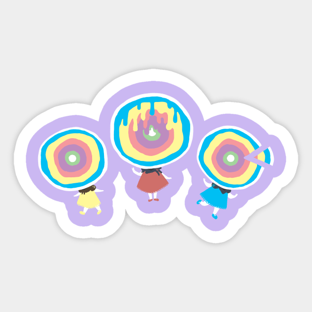 Jawbreaker family Sticker by adazedrainbow